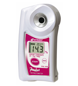 ATAGO(愛拓)便攜式數(shù)顯折射儀PAL-63S 碳酸鈉濃度計